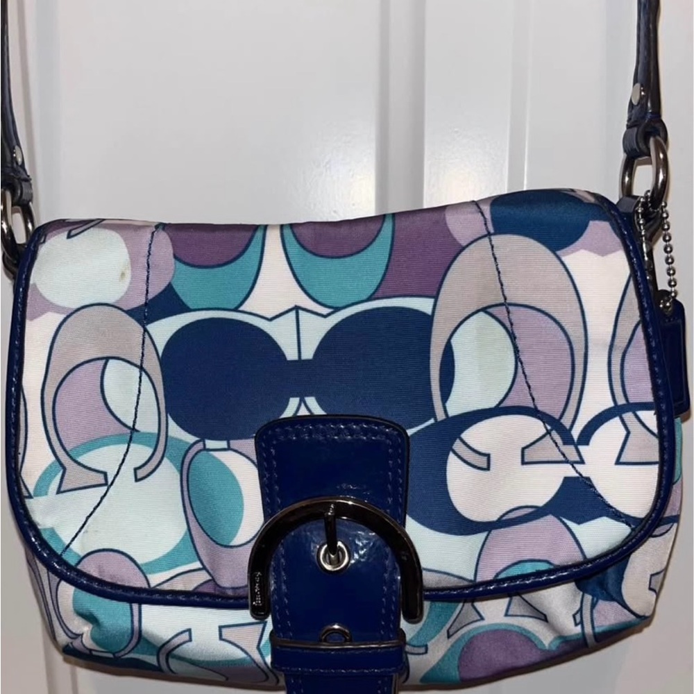 Coach “Kyra” Scarf print crossbody TODAY ONLY PRICE!!